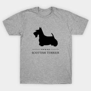 Scottish Terrier Black Silhouette T-Shirt